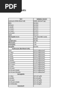 Normal CBC Ranges for Newborns | PDF | Medical Specialties | Hematology