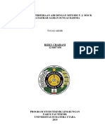 Analisis Ketersediaan Air Dengan Metode F. J. Mock Pada Daerah Aliran Sungai Babura