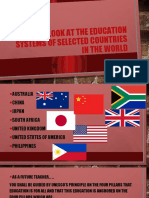 A Closer Look at The Educat ION Systems of Selected Countr IES in The World