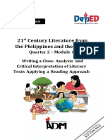 Quarter 2 Module 6 21st Century Literature