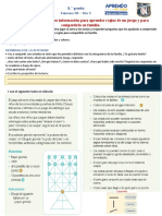 Interpretamos Información para Aprender Reglas de Un Juego y para Compartirlo en Familia.