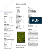 Quick Reference Sheet 2 X 2: Sequence of Play Resolving Shooting Melee