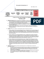 Metacognitive Reading Report Template-STS-1