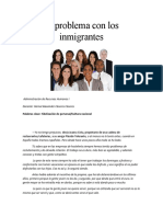 Problemas culturales en la contratación de inmigrantes