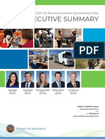 San Diego County FY 21-22 Budget Plan, Summary Version
