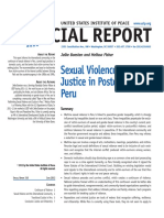 Sexual violence and justice in postconflict Perú - Jelke Boesten & Melissa Fisher