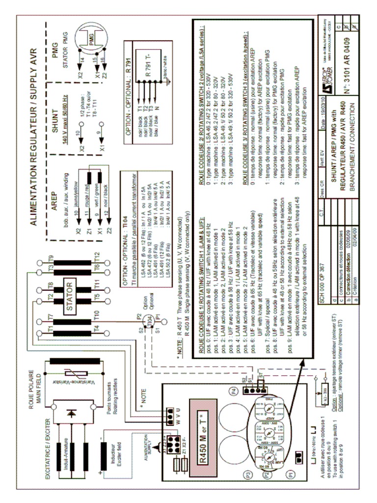 AVR R450 Wiring Diagram PDF