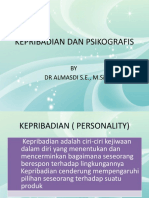 Kepribadian Dan Psikografis.