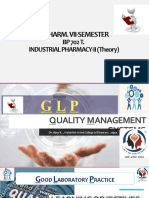 B.Pharm. Vii-Semester: BP 702 T. Industrial Pharmacy-Ii (Theory)