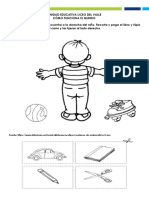 Ficha de Trabajo 19 Lateralidad