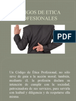 Codigos de Etica Profesionales