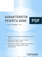 Karakteristik Peserta Didik