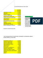 Ejercicio de Estados Financieros