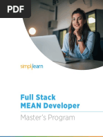 Full Stack MEAN Developer: Master's Program