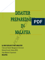 Disaster Preparedness IN Malaysia