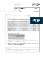 Module Activity 1 - Annex 1: Philippine State College of Aeronautics