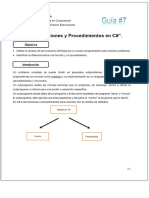 Tema - Funciones y Procedimientos en C#
