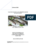 5. Faktor Faktor Yang Mempengaruhi Kualitas Ikan Mei