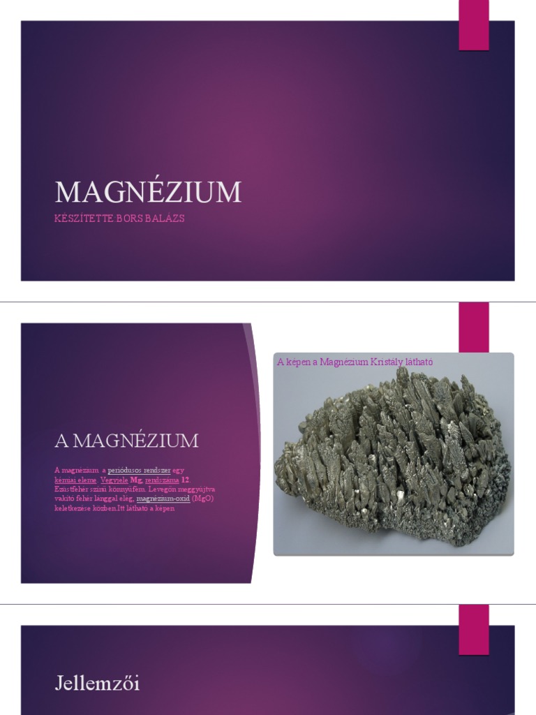 MAGNÉZIUM | PDF