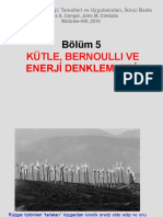 Chapter 5 Kütle, Bernoulli Ve Enerji̇ Denklemleri̇