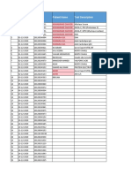 S.No Date Lab No. Patient Name Test Description