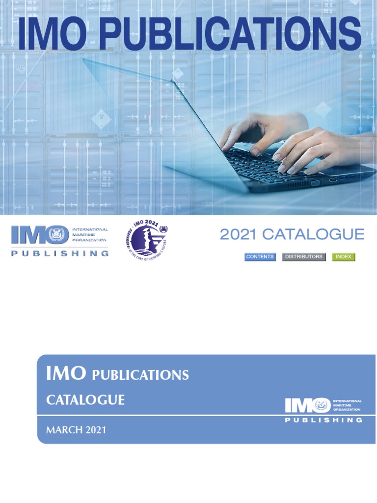 IMO Catalogue 2021 PDF Cargo Dangerous Goods