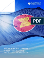 Asean Integrity Community: A Vision For Transparent and Accountable Integration