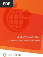 comScore Lessons Learned