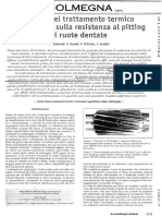 Effetto Del Trattaemento Termico Superficiale Sulla Resistenza Al Pitting Di Ruote Dentate