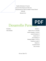 Informe de Desarrollo Personal