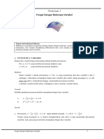 2.2.Fungsi Dengan Beberapa Variabel