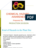 Chemical Hazard Awareness: Prepared by