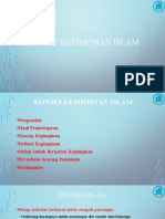 Konsep Kepimpinan Islam