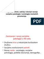 Predmet, Sadržaj I Istorijat Razvoja Soc, Pat.2