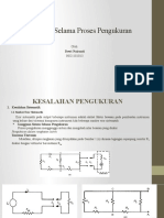 Kesalahan Selama Proses Pengukuran