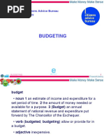 Budgeting: Eastbourne Citizens Advice Bureau Financial Literacy