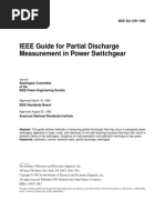 IEEE Guide For Partial Discharge Measurement in Power Switchgear