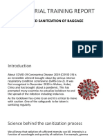 Industrial Training Report: Uv Based Sanitization of Baggage