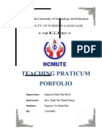 Teaching Praticum Porfolio: Faculty of Foreign Language