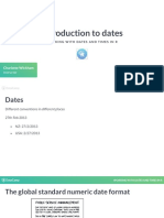 Introduction to working with dates and times in R