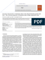 Corrosion Characteristics of Aluminum Alloy in Bio-Ethanol Blended Gasoline Fuel P1