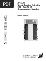 Remote Terminal Unit With 8203 - Dual RS-485 Communications Modules