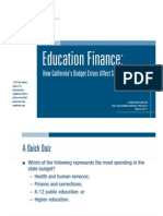 Education Finance:: How California's Budget Crises Affect Schools