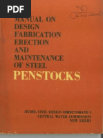 Download MANUAL ON DESIGN FABRICATION ERECTION  MAINTENANCE OF STEEL PENSTOCK by rajeevakumar SN50689514 doc pdf