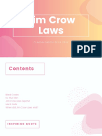 Jim Crow Laws Presentation