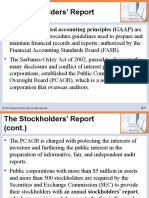 The Stockholders' Report: © 2012 Pearson Prentice Hall. All Rights Reserved