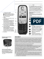 Instrucciones Telefono Gigaset