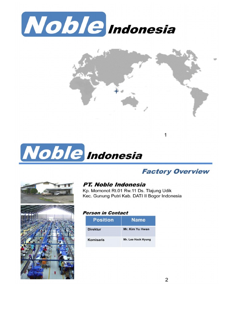 Noble Indonesia | PDF
