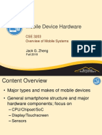 Mobile Device Hardware: CSE 3203 Overview of Mobile Systems