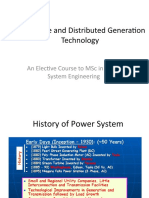 Renewable and Distributed Generation Technology: An Elective Course To MSC in Power System Engineering
